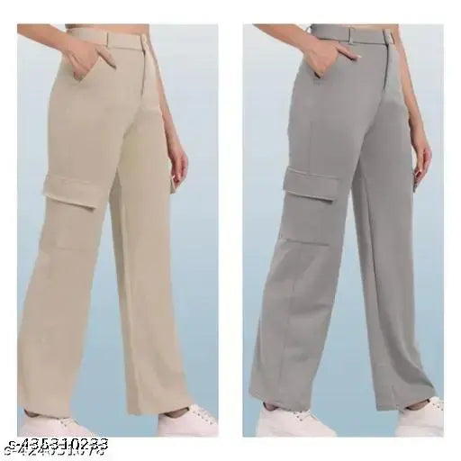 Name : Combo Cargo Pant for woman(2 pis set)