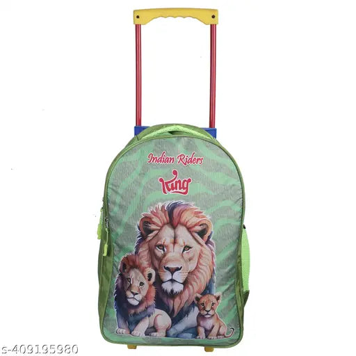 Indian Riders KING Family School Kids Trolley Bag Waterproof Trolley ( 40 L ) (18 inch) Waterproof Trolley (Green, 40 L)