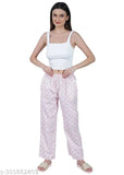 Women's Fashion Cotton Assorted Pajama | Women Cotton Casual Style Pyjamas Combo Pack | Women Lower Pyjama Cotton Printed Pyjama/Track Pant Lower | Stylish Trendy Women's Combo pack Cotton Printed Nighwear Pyjama/Track Pant For Women & Girl's