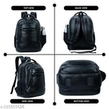 Graceful Stylish Fancy PU Leather Casual Backpack Bags Suitable for School College Office & Travel Bag