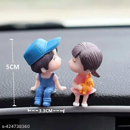 HATAKE Car Dashboard Accessories Cute Cartoon Couples car Dashboard Toys Auto Interior Dashboard Accessories for car Interior Dashboard Decoration