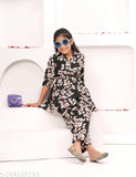 VCJ Present Girl Cotton Printed Co-ord set