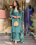 Women Stylish Embroidery Shahara Set