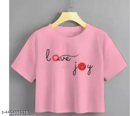 Pink crop love joy