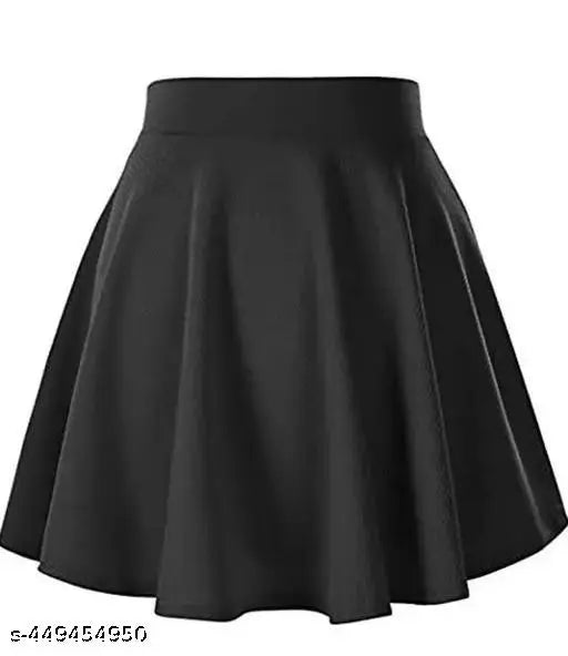 Black Formal Skirt for Women