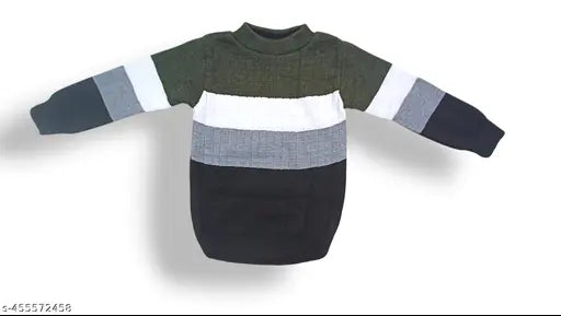 STYLISH FASHIONABLE WOOLEN WARM WINTER PULLOVER AND ROUND NECK FULL SLEEVE SWEATER FOR LITTLE KIDS GIRLS AND BOYS