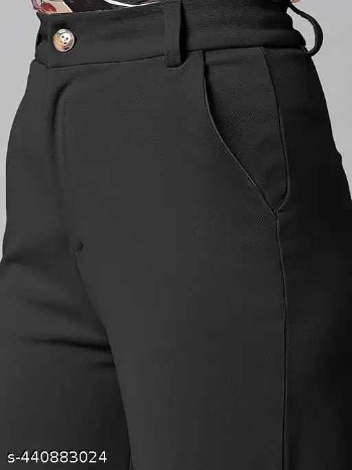 Saram Fashion Party wear / causal women girls formal straight tousarWomen Formal Pant / Women trouser / Trouser For Women / Women Trouser For Office / Women Pant