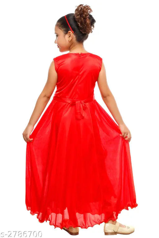 Girls Red Dresses Pack Of 1