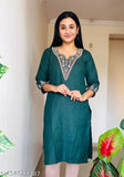 Green Woolen Kurta, Kashmiri Kurta, Pashmina woolen Kurta