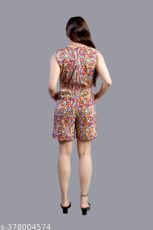 Women printed jumpsuit