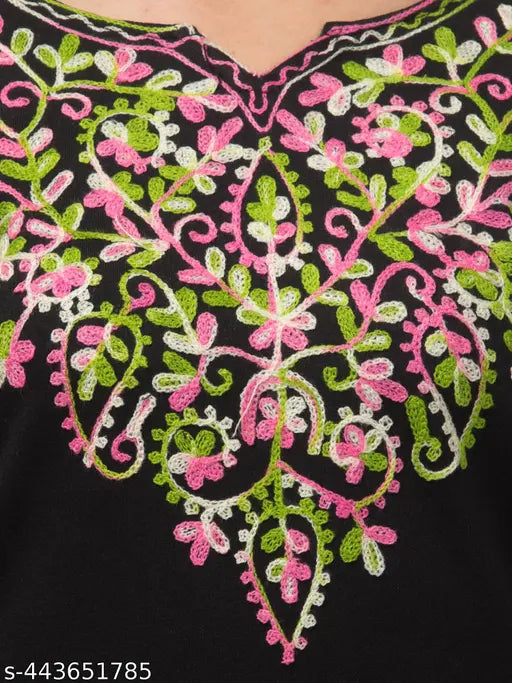 Woolen Embroidered Kurti.