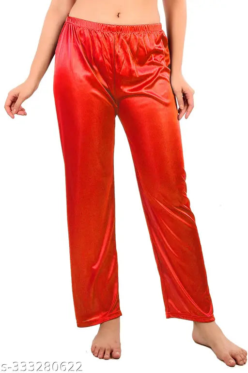 Women's soft satin sleepwear pyjama