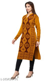 Beautifull long woollen kurti stylish and comfortable