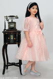 LIGHT PEACH FROCK FOR GIRL