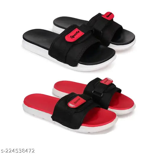 Bersache Chappal for Kids | New fashion latest design casual,slides,water proof, slippers for Boys stylish | Perfect Filp-Flops for daily wear walking Slippers Pack of 2'Combo(MM)-1681-1685