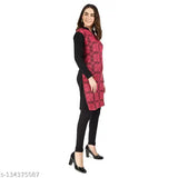 CHRISTY'S COLLECTION WOMEN'S FULL SLEEVE PRINTED WOOLEN KURTI PACK OF 1