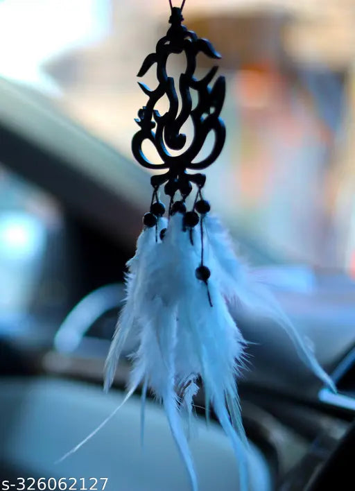 Lord ganesh Catcher & Sling Shots Acrylic Dream Catcher for Positive Vibes, Car Hanging,Wall Décor Car Hanging Ornament