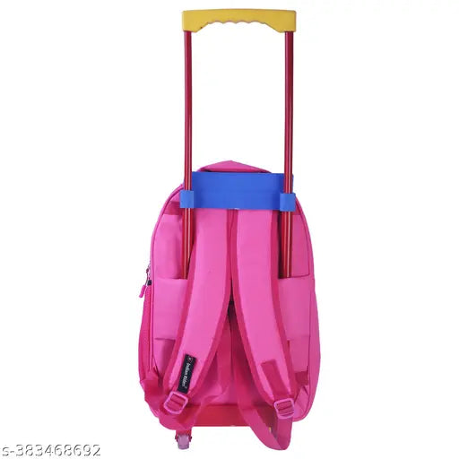 Indian Riders UNIQUE BAG School Kids Trolly Bag - (18 Inches)-Pink Waterproof Trolley