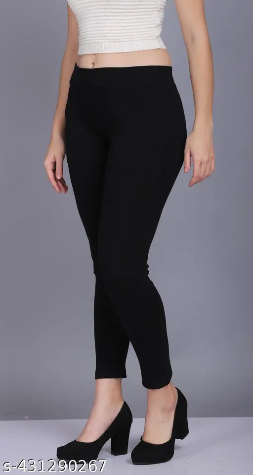 ladies pocket jeggings