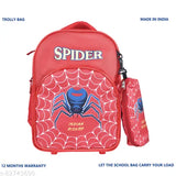 Indian Riders Spider men kids school trolly bag