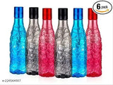 Plastic Fridge Water Bottle Set 6 For | Office Bottle | Gym Bottle | Home | Kitchen | Travel Bottle | Hiking | Treking Bottle Multicolour Set Of 23