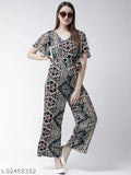 MsFQ Women Multicolor Printed Jumpsuit