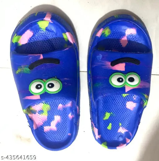 New Marble Smiley Attractive Look Light Weight Daily Wear Slippers For Boys & Girls