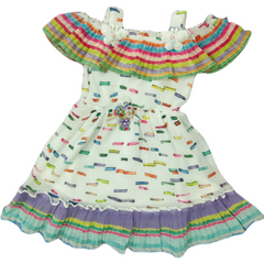 Baby Girl Multi Colour Frock Dress - GillKart