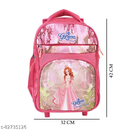 Indian riders Wonder girl barbee school kids trolly bag