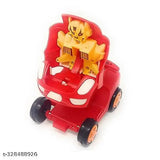 Mini Cartoon Car for Kids, Pull Back Racing Car, Convert from Car to Robot, Friction Car Powered