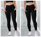 GREEN-SHADE Tight For Women Best For Gym&Casual Wear Fully Strechable Comfortable Material