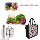 Daily Use Jute Storage Lunch Reusable Bags Tote Bag/Grocery Bag/Gym Bag