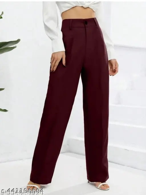 Trouser for Women Comfortable Material Classic Look