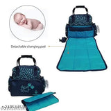 Baby Diaper Bag Maternity Backpack (Blue Elephant Printed).