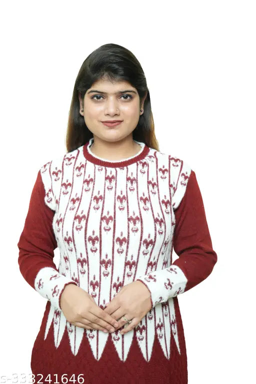 Women's Winter Wear Regular fit Party Wear Woolen A-Line Anarkali Kurti Legging Set With Side Pocket For Ladies With Latest Stylish Design