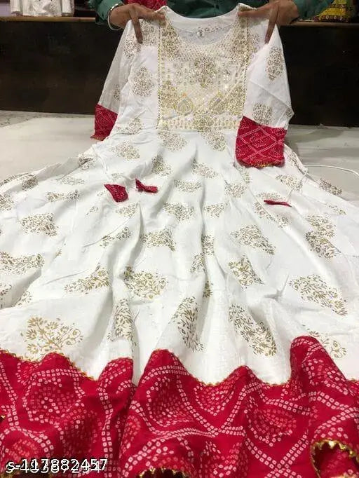 Fancy Attractive Ethenic anarkali kurit