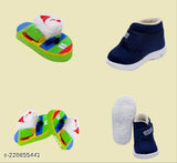 New Born Baby Shoes and Slipper Combo