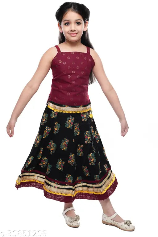 Elegant Kids Girls Lehanga Cholis