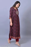 Attractive Embroidered Straight Kurti