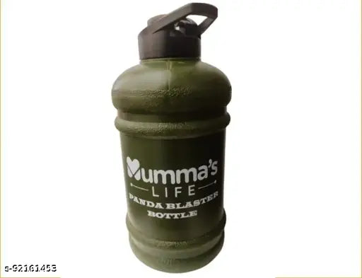 Gallon Water Bottle For Gym / Shaker / Sipper For Proteins/ BCAA / Creatine - 2200ML - Army Green