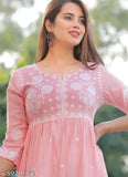 Women Embroidered Anarkali Kurti