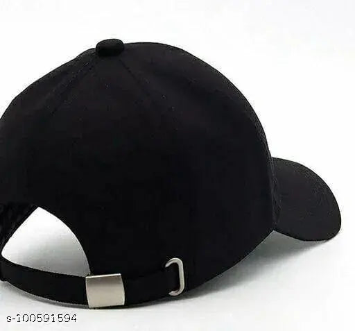 The New Attractive Adjustable Trendy cotton baseball spors pack of 1 Black Cap for men & women