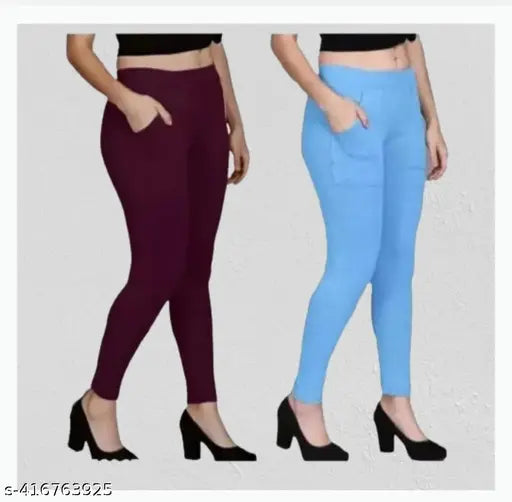 Elegant fashionsta womens jeggins pack of -2