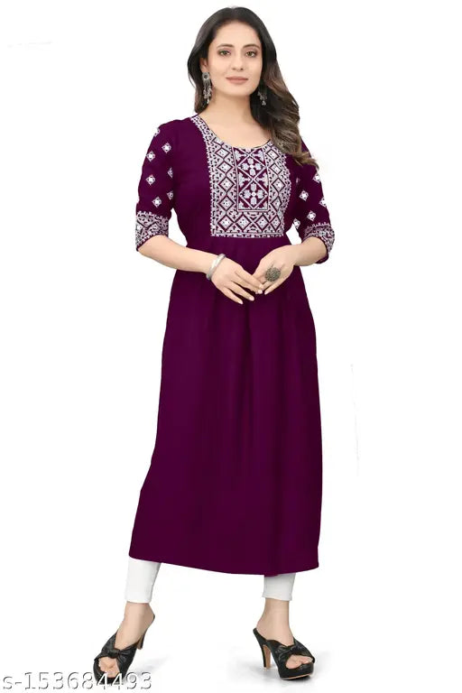 K11 Kurti Rahi Purple