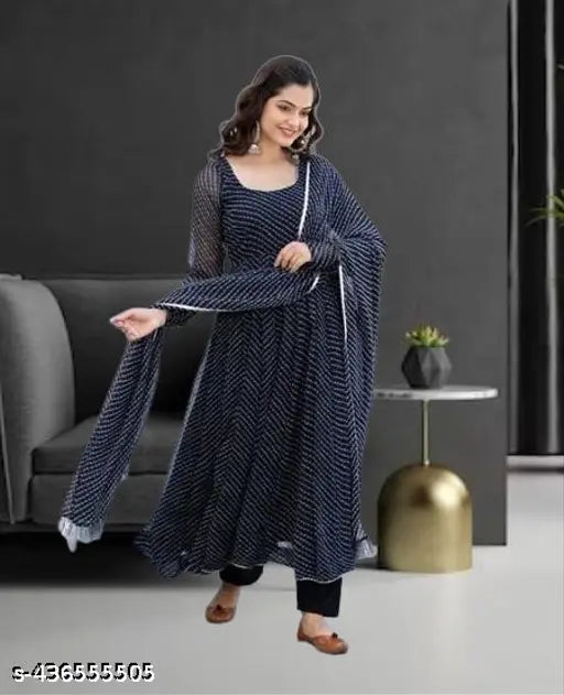 New Georgette Plain Kurta Collaction