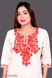 "Winter Elegance: Opulent Woolen Aari Kurtis for Timeless Style"