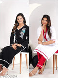 NIBHERIYA STYLISH PRINTRD STRAIGHT KURTIS COMBO FOR WOMEN