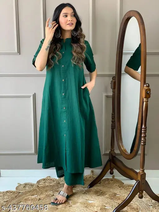 Beautiful Cotton kurta and palazzo set