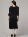 Woolen embroidered kurti, Woolen kurti 001