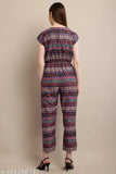 New Stylish Multi Floral Print Jumpsuit For Women And Girls